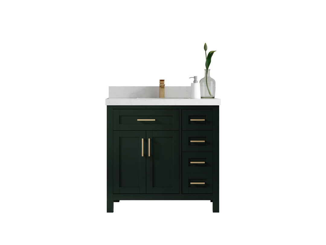 Cambridge 36 in. W x 22 in. D Single Center Sink Bathroom Vanity