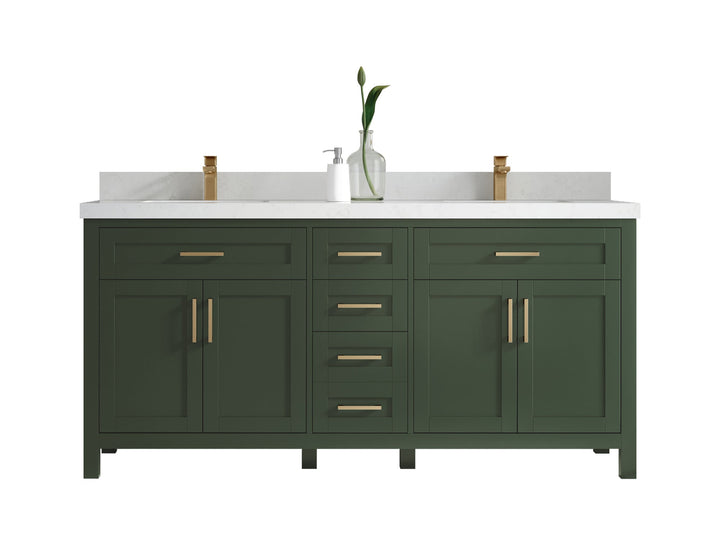Cambridge 72 in. W x 22 in. D Double Sink Bathroom Vanity - photo 1