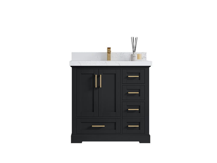 Boston 36 in. W x 22 in. D Center Sink Bathroom Vanity - photo 1