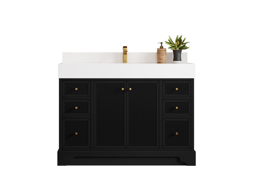 Manhattan 48 in. W x 22 in. D Single Sink Bathroom Vanity