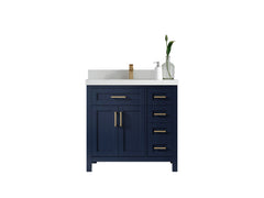 Cambridge 36 in. W x 22 in. D Single Center Sink Bathroom Vanity - photo 1