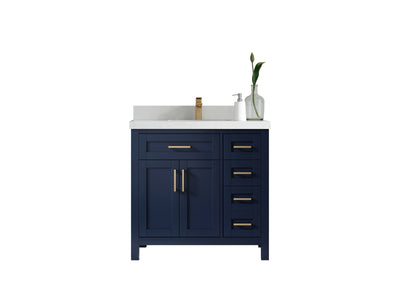 Cambridge 36 in. W x 22 in. D Single Center Sink Bathroom Vanity