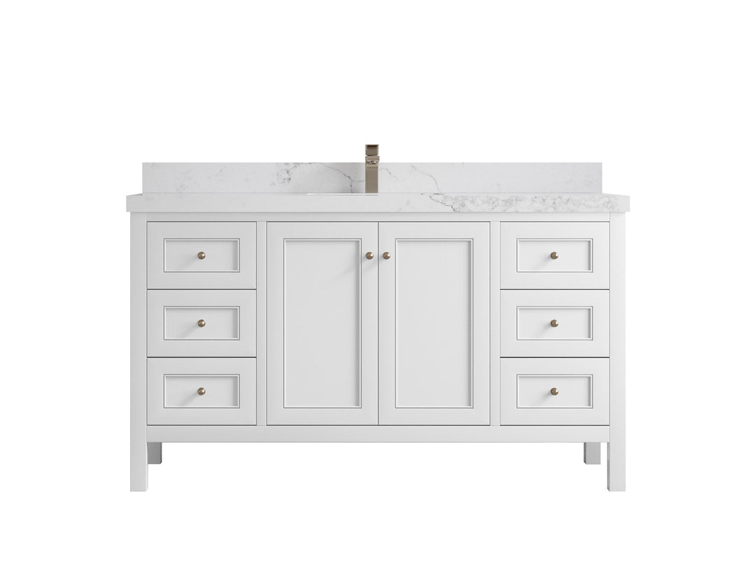 Nashville 60 in. W x 22 in. D Single Sink Bathroom Vanity