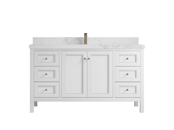 Nashville 60 in. W x 22 in. D Single Sink Bathroom Vanity - photo 1