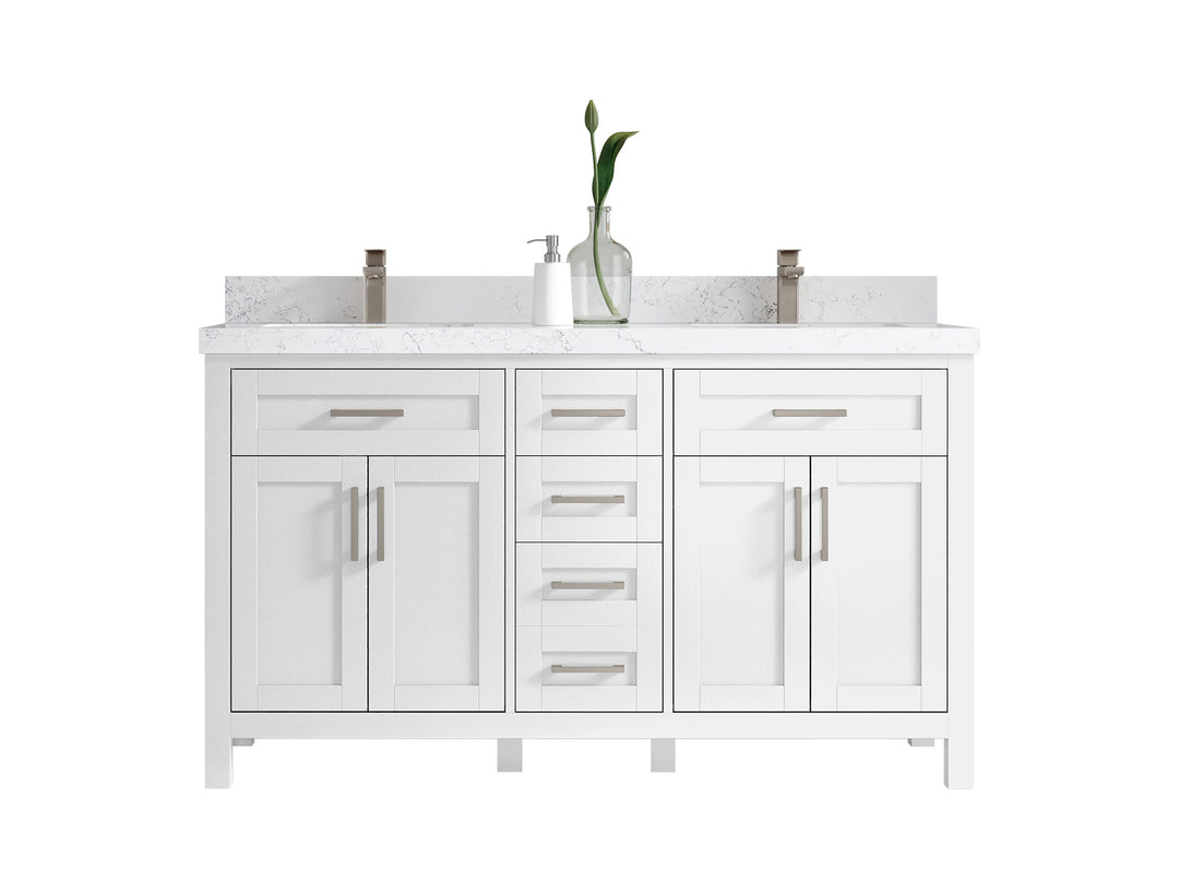Cambridge 60 in. W x 22 in. D Double Sink Bathroom Vanity