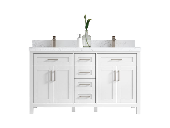 Cambridge 60 in. W x 22 in. D Double Sink Bathroom Vanity - photo 1