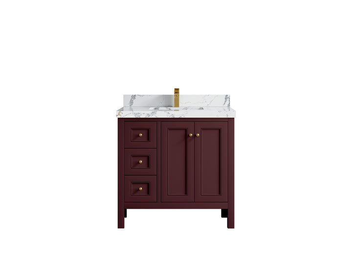 Nashville 36 in. W x 22 in. D Center Sink Bathroom Vanity - photo 1
