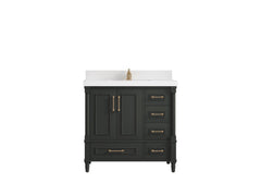 Aberdeen 36 in. W x 22 in. D Center Sink Bathroom Vanity - photo 1