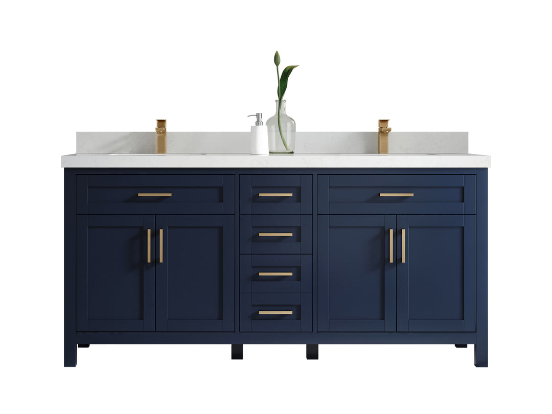 Cambridge 72 in. W x 22 in. D Double Sink Bathroom Vanity