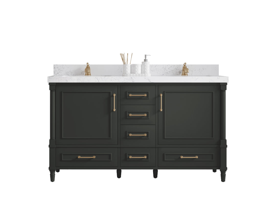 Aberdeen 60 in. W x 22 in. D Double Sink Bathroom Vanity