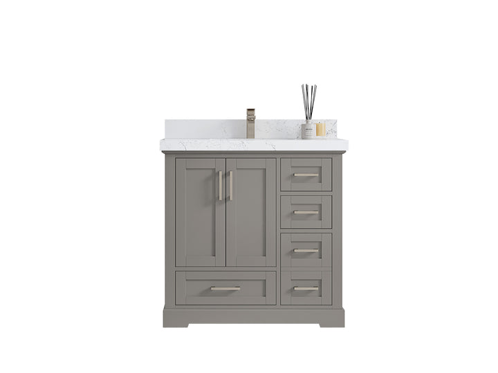 Boston 36 in. W x 22 in. D Center Sink Bathroom Vanity - photo 1