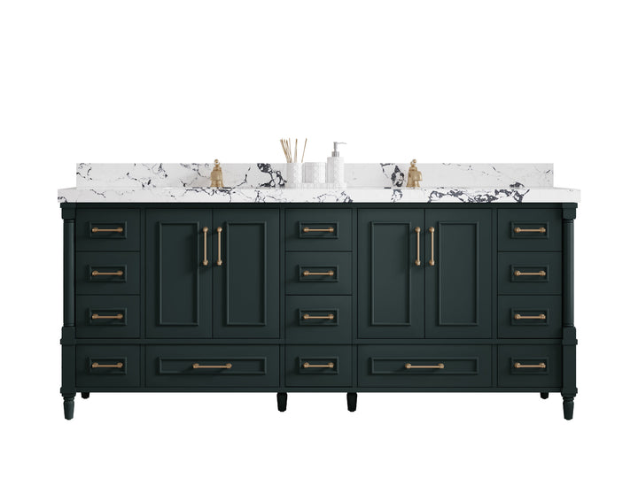 Aberdeen 80 in. W x 22 in. D Double Sink Bathroom Vanity - photo 1