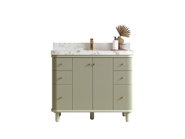 Miami 42 in. W x 22 in. D Single Sink Bathroom Vanity - photo 1