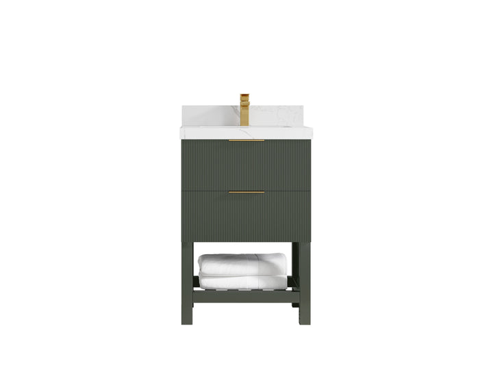 Catalina 24 in. W x 22 in. D Single Sink Bathroom Vanity - photo 1
