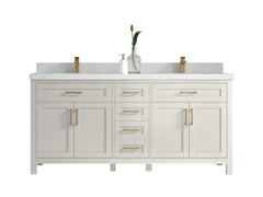 Cambridge 72 in. W x 22 in. D Double Sink Bathroom Vanity - photo 1