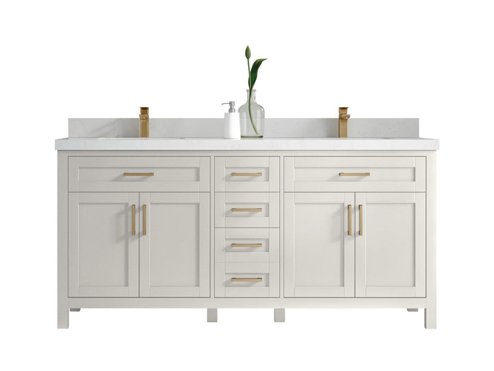 Cambridge 72 in. W x 22 in. D Double Sink Bathroom Vanity - photo 1