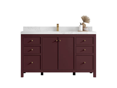 Chicago 60 in. W x 22 in. D Single Sink Bathroom Vanity