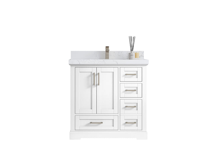 Boston 36 in. W x 22 in. D Center Sink Bathroom Vanity - photo 1