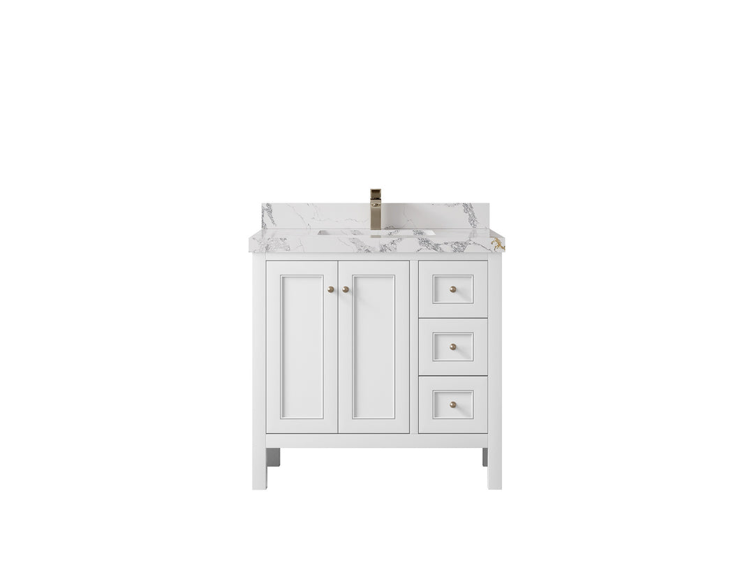 Nashville 36 in. W x 22 in. D Center Sink Bathroom Vanity