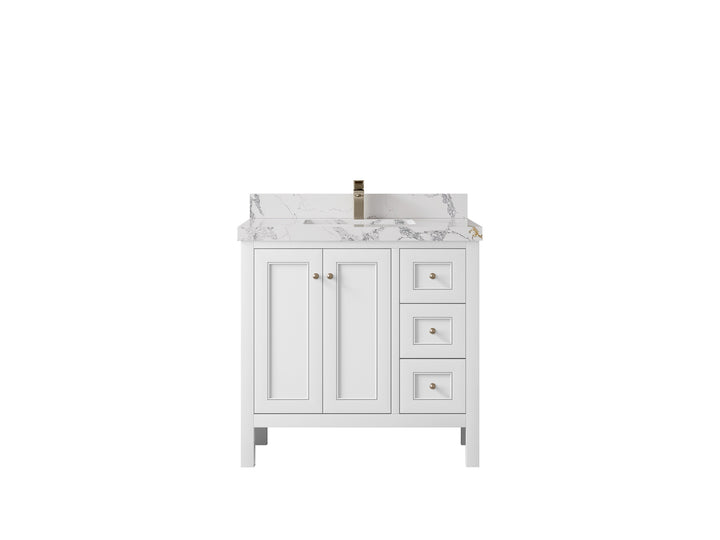 Nashville 36 in. W x 22 in. D Center Sink Bathroom Vanity - photo 1