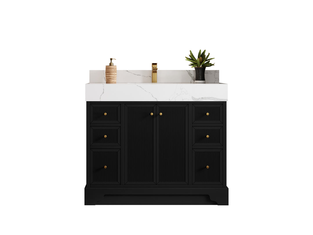 Manhattan 42 in. W x 22 in. D Single Sink Bathroom Vanity