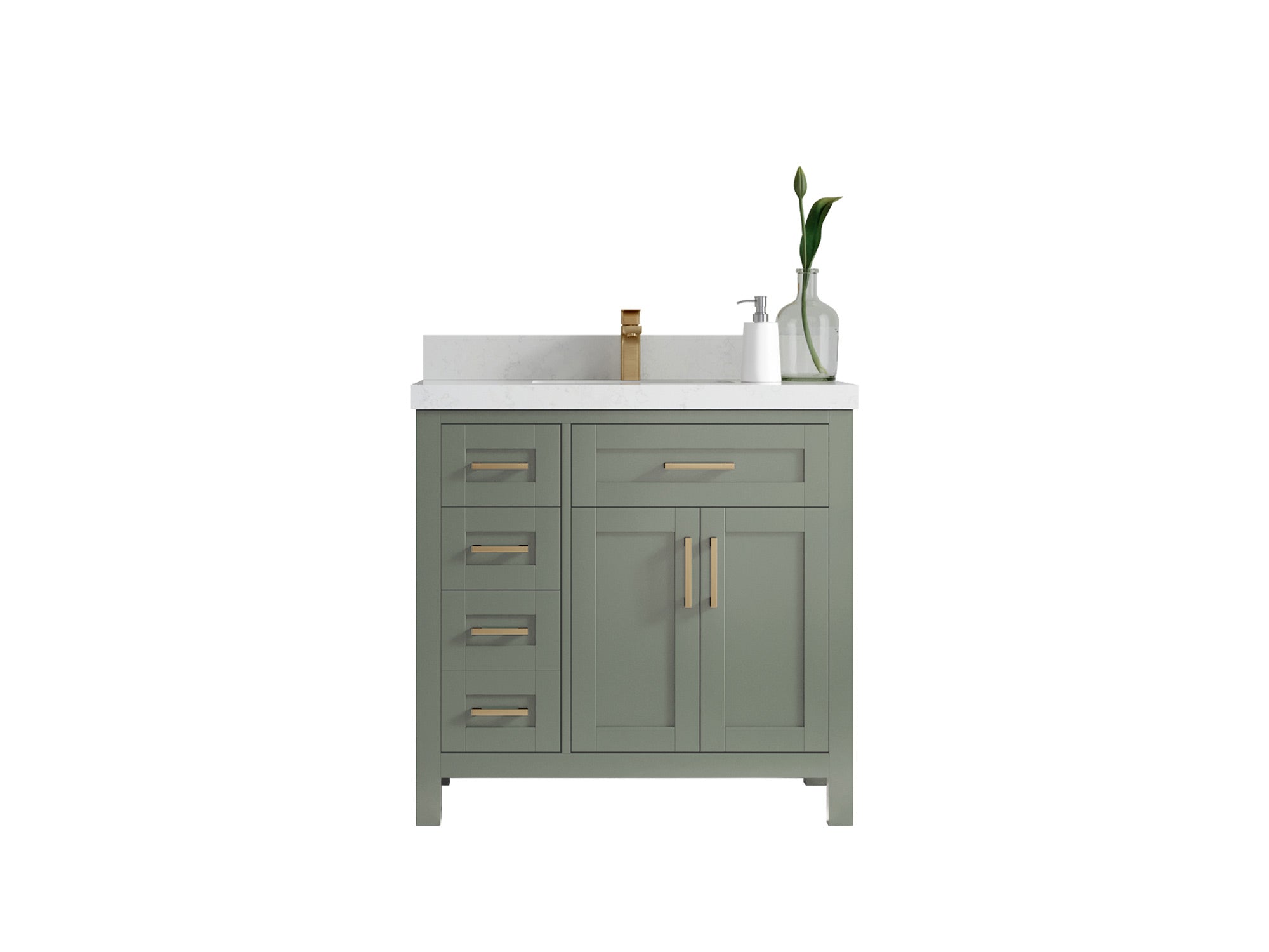 Cambridge 36 in. W x 22 in. D Single Center Sink Bathroom vanity