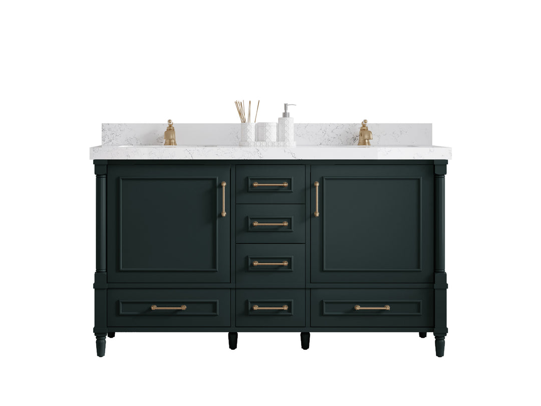 Aberdeen 60 in. W x 22 in. D Double Sink Bathroom Vanity