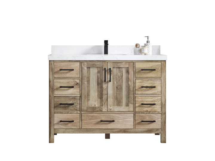 Malibu Mango Wood 48 in. W x 22 in. D Single Sink Bathroom Vanity - photo 1