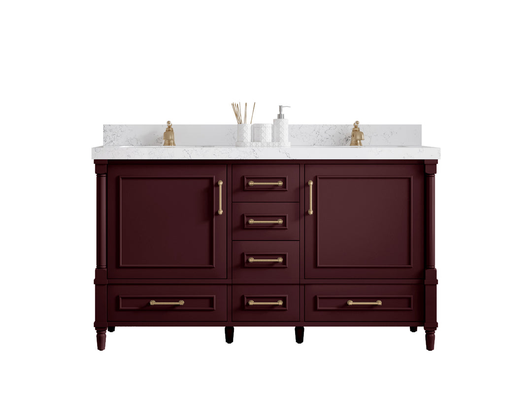 Aberdeen 60 in. W x 22 in. D Double Sink Bathroom Vanity