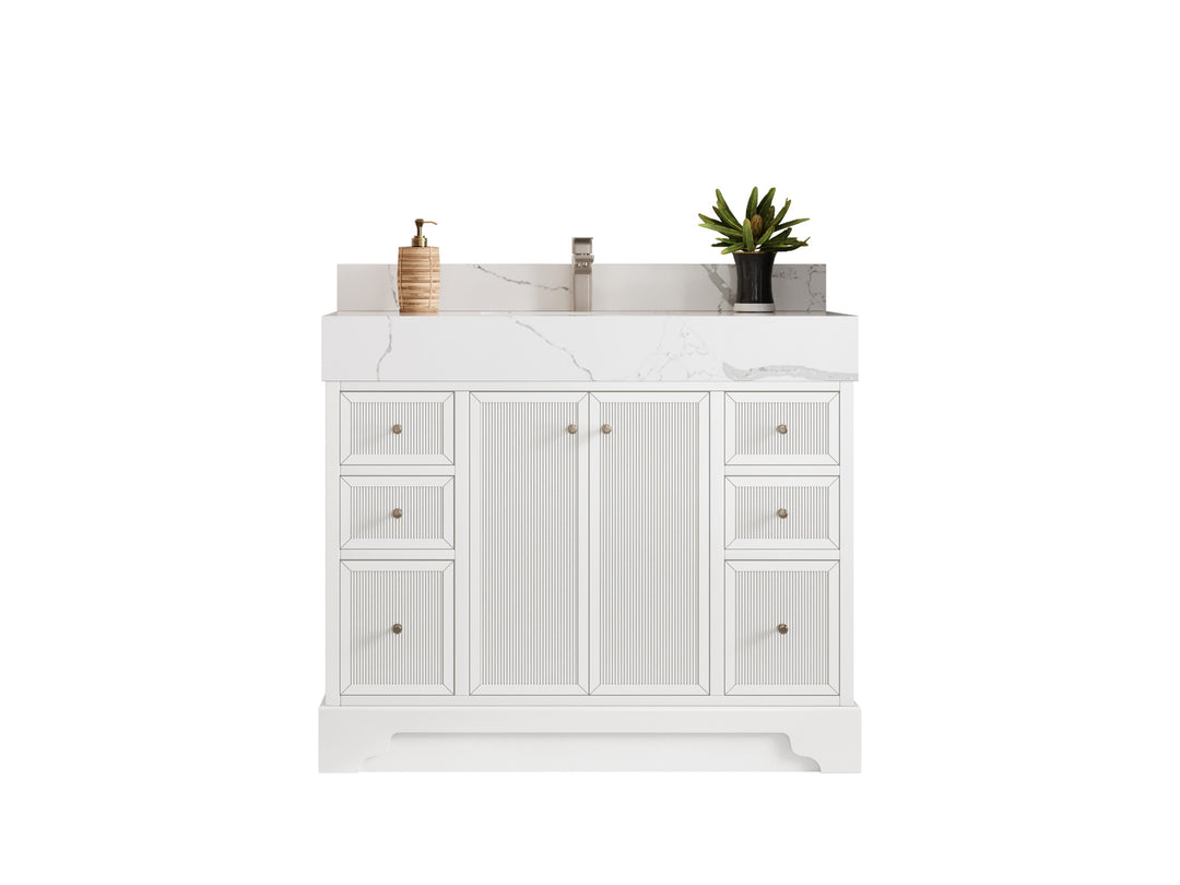 Manhattan 42 in. W x 22 in. D Single Sink Bathroom Vanity