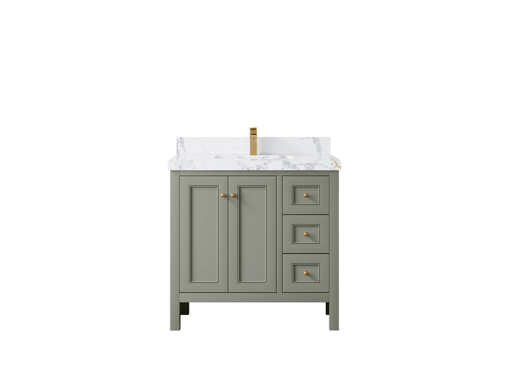 Nashville 36 in. W x 22 in. D Center Sink Bathroom Vanity - photo 1