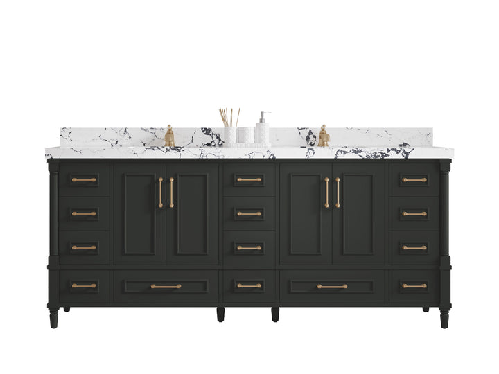 Aberdeen 80 in. W x 22 in. D Double Sink Bathroom Vanity - photo 1