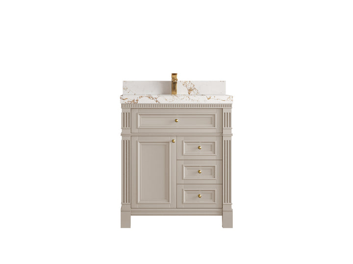 Paris 30 in. W x 22 in. D Single Sink Bathroom Vanity - photo 1