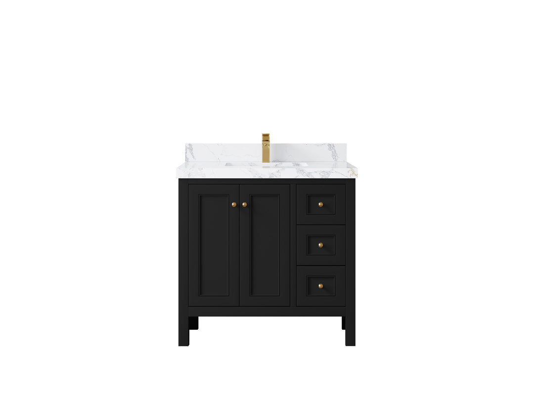 Nashville 36 in. W x 22 in. D Center Sink Bathroom Vanity