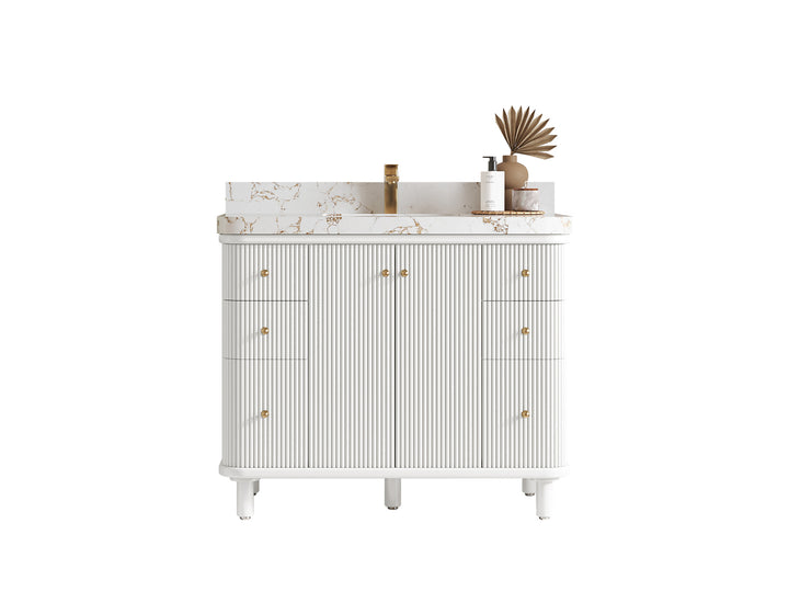 Miami 42 in. W x 22 in. D Single Sink Bathroom Vanity - photo 1