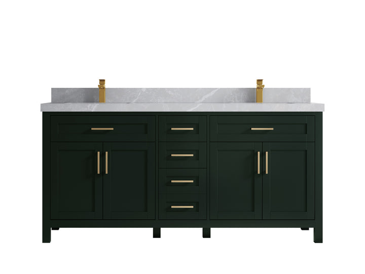 Cambridge 72 in. W x 22 in. D Double Sink Bathroom Vanity - photo 24
