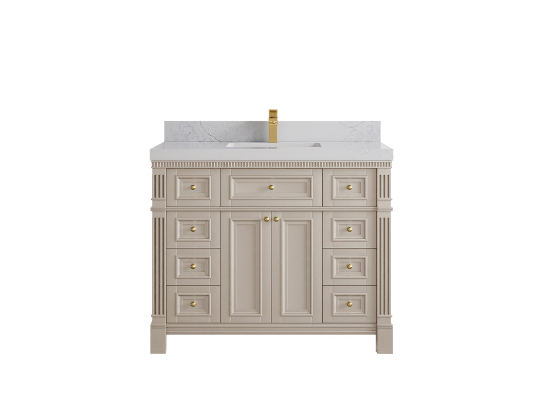 Paris 42 in. W x 22 in. D Single Sink Bathroom Vanity