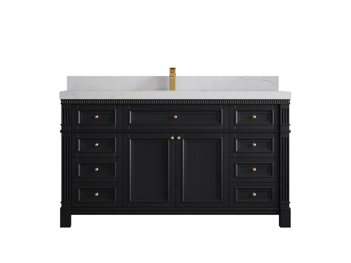 Paris 60 in. W x 22 in. D Single Sink Bathroom Vanity - photo 1