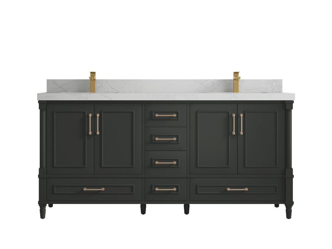 Aberdeen 72 in. W x 22 in. D Double Sink Bathroom Vanity