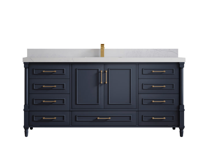 Aberdeen 72 in. W x 22 in. D Single Sink Bathroom Vanity - photo 1