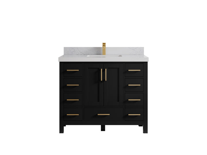 Malibu 42 in. W x 22 in. D Single Sink Bathroom Vanity - photo 1