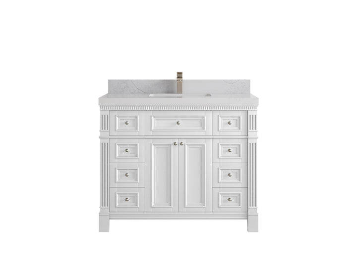 Paris 42 in. W x 22 in. D Single Sink Bathroom Vanity - photo 1