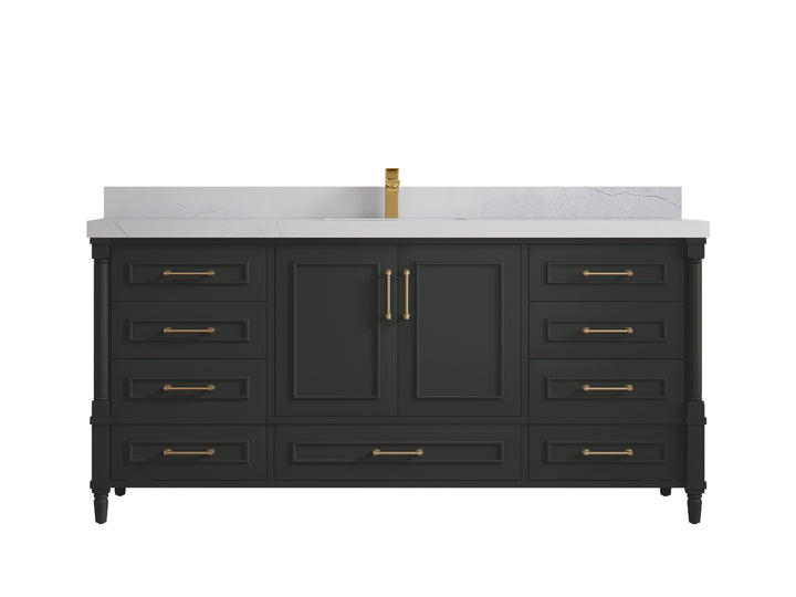 Aberdeen 72 in. W x 22 in. D Single Sink Bathroom Vanity - photo 1