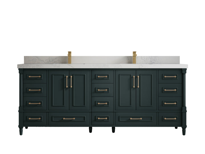 Aberdeen 84 in. W x 22 in. D Double Sink Bathroom Vanity - photo 1