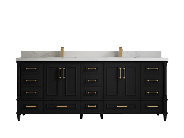 Aberdeen 84 in. W x 22 in. D Double Sink Bathroom Vanity - photo 1