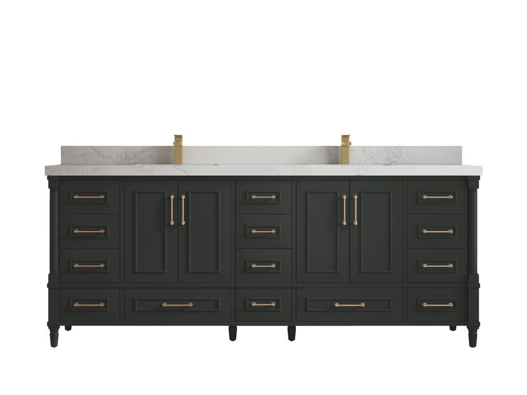 Aberdeen 84 in. W x 22 in. D Double Sink Bathroom Vanity