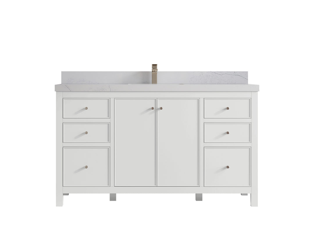 Chicago 60 in. W x 22 in. D Single Sink Bathroom Vanity
