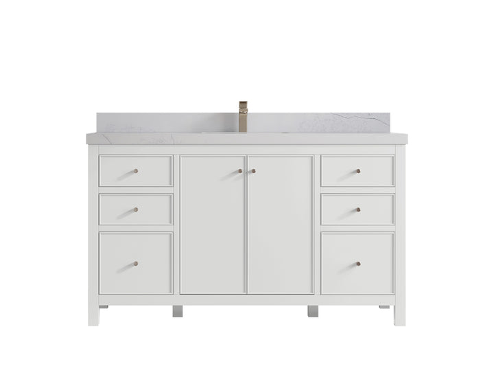 Chicago 60 in. W x 22 in. D Single Sink Bathroom Vanity - photo 1