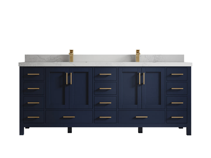 Malibu 84 in. W x 22 in. D Double Sink Bathroom Vanity - photo 1