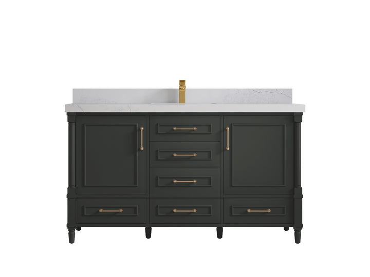 Aberdeen 60 in. W x 22 in. D Single Sink Bathroom Vanity - photo 1